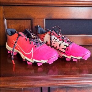 Nike Black and Pink Athletic Shoes